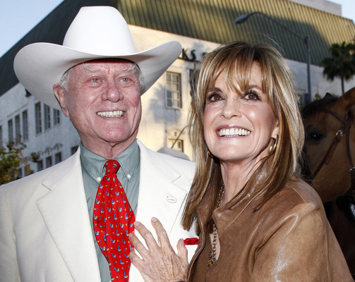 Larry Hagman, Linda Gray
