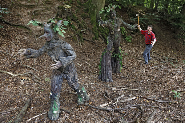 WORKING ART: Holzfäller / Lumberjack Bodypainting