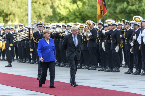 Angela Merkel empfängt Boris Johnson in Berlin