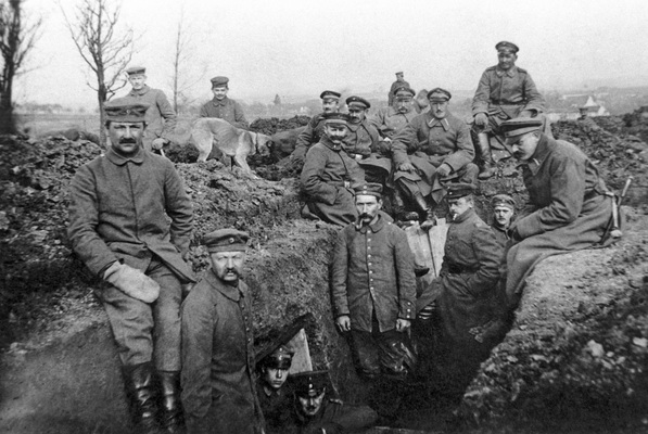 Deutsche Soldaten an der Front